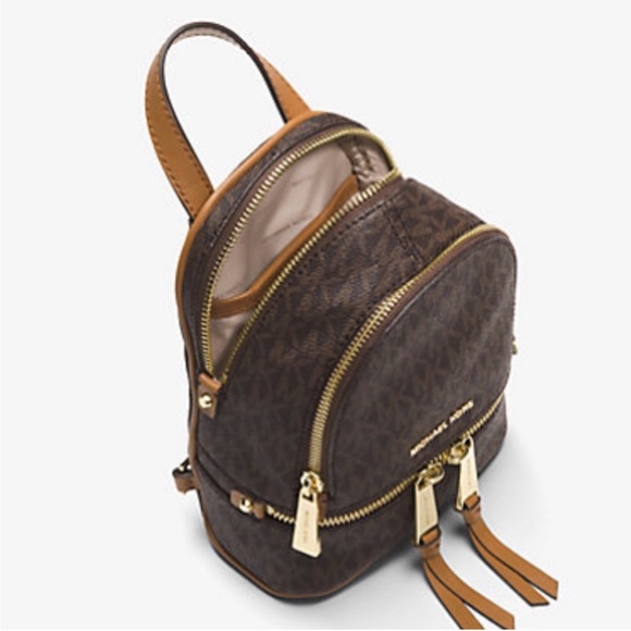 COPY - Michael Kors Rhea Mini Logo Backpack - Picture 2 of 4